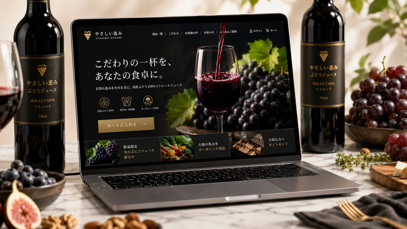 食品・EC向けLPの制作実績