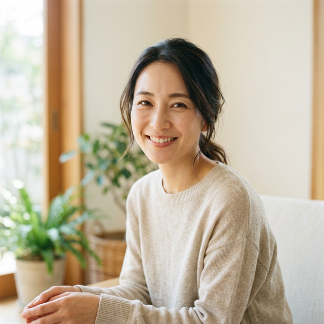 輝く笑顔のお客様のイメージ